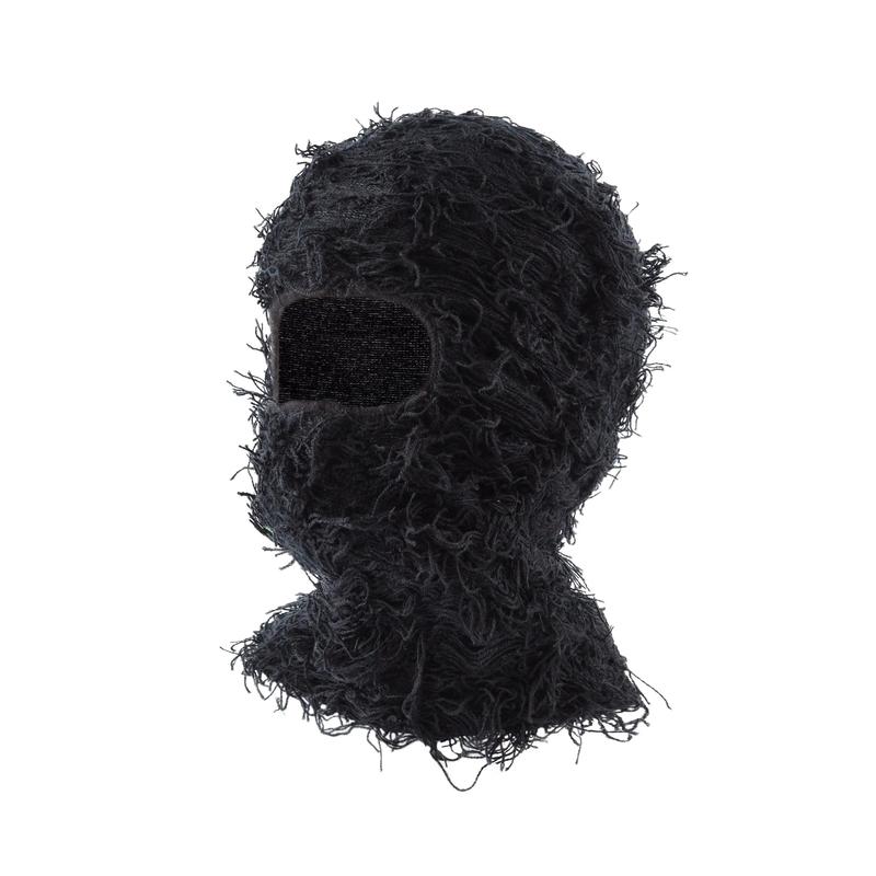 Seantee Black Fuzzy Ski Mask