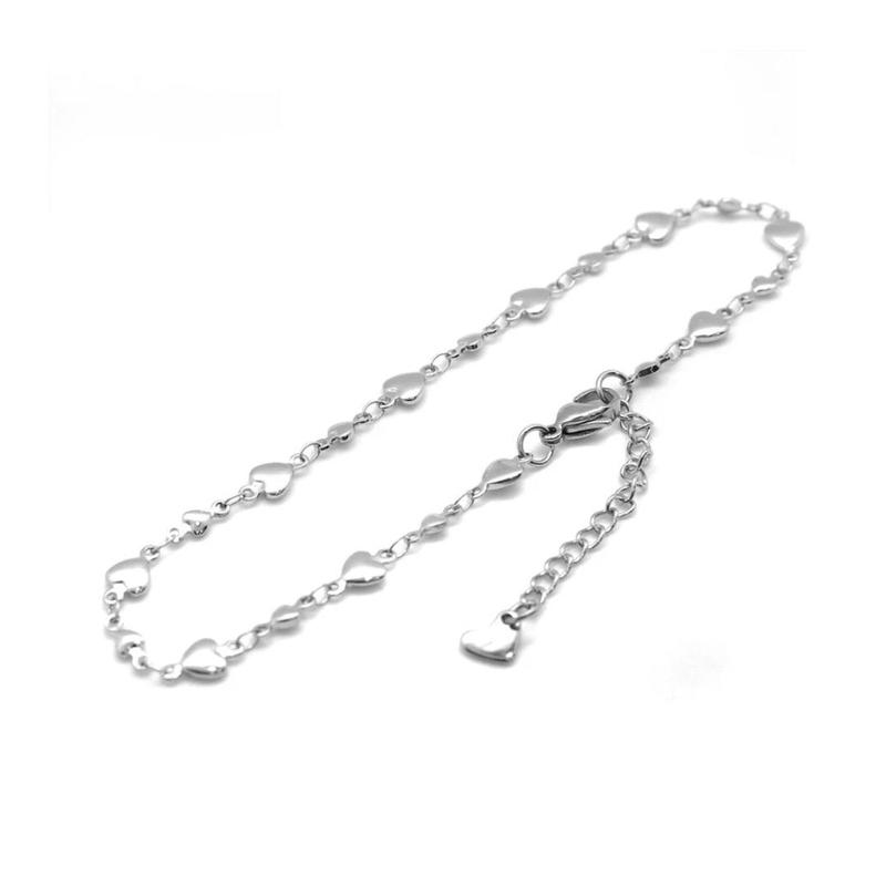 304 Stainless Steel Gold or Silver Color Anklets