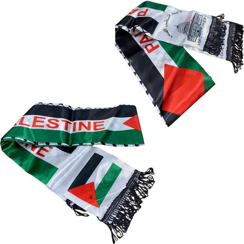 Palestine Scarf - Premium Quality Polyester Material Fashion Accessory for All Seasons