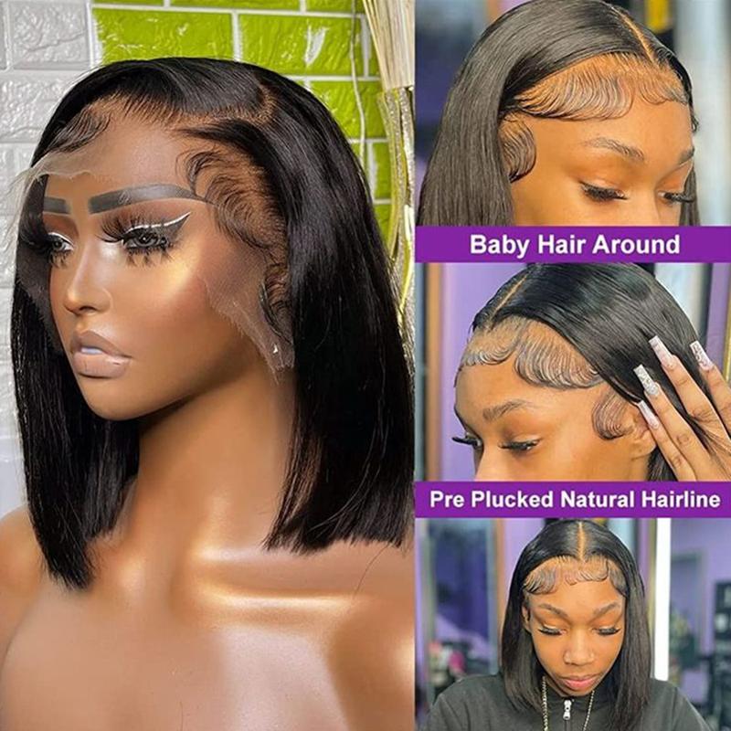 Human Hair Lace Frontal Wig Human Hair Wigs Bob Wigs Cheap Wigs On Sale Clearance Straight Lace Front Wigs Human Hair Wigs