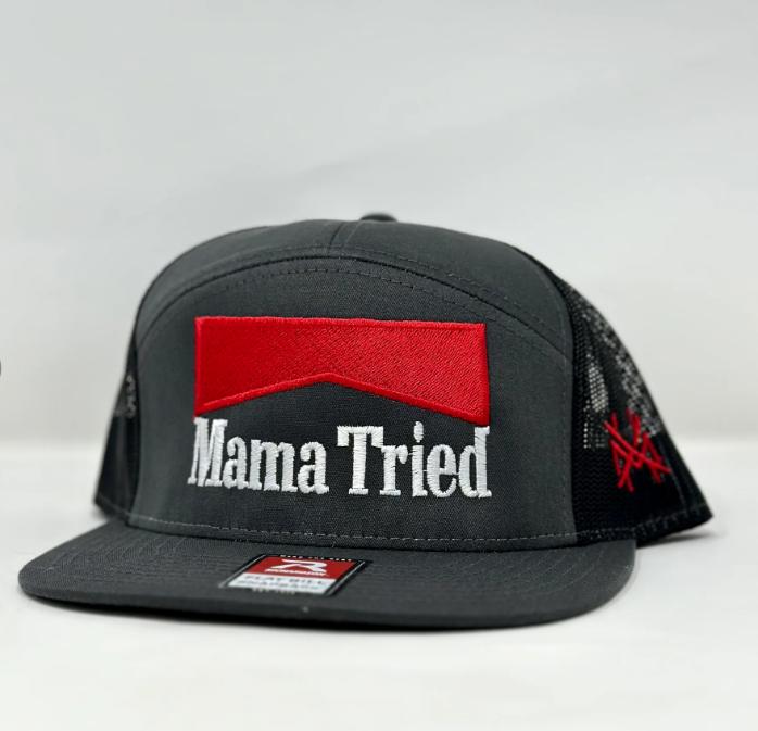 Mama Tried Cowboy Killer Trucker Hat by The Mad Hatter Company