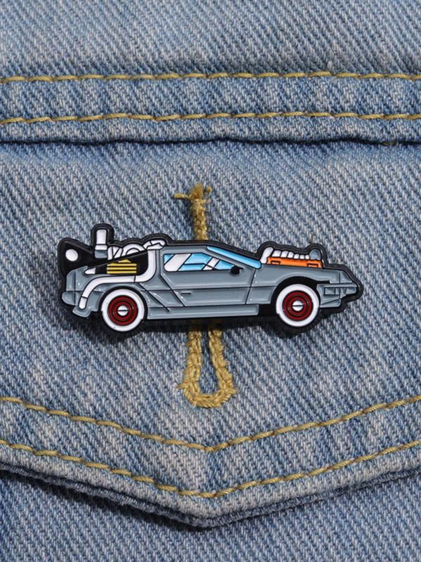 Cartoon Car Design Brooch, Cute Fashion Alloy Badge, Fashion Brooch for Party, Daily Clothing Decor, Trendy All-match & Exquisite Brooch for Birthday Gift