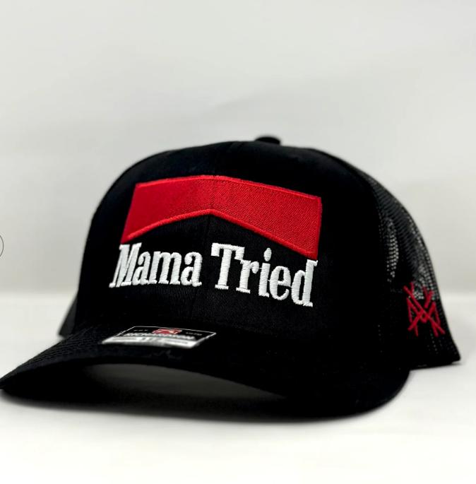 Mama Tried Cowboy Killer Trucker Hat by The Mad Hatter Company