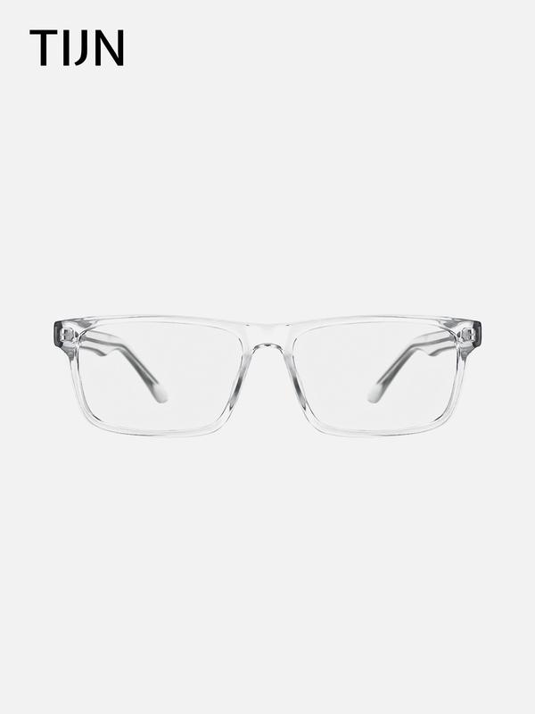 Simple Anti-blue Light  Rectangle Frame Eyeglasses for Everyday Use, Basic Geometric Frame Fashion Eyeglasses for Men and Women, Fashion Eyewear for Daily Wear