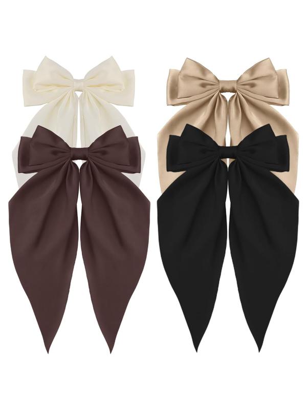 Women's Elegant Bowknot Design Hair Clips, Prom Hairstyles 2024 Cute Trendy Hair Clips, Chic Gorgeous Hair Accessories for Various Hairstyle Use