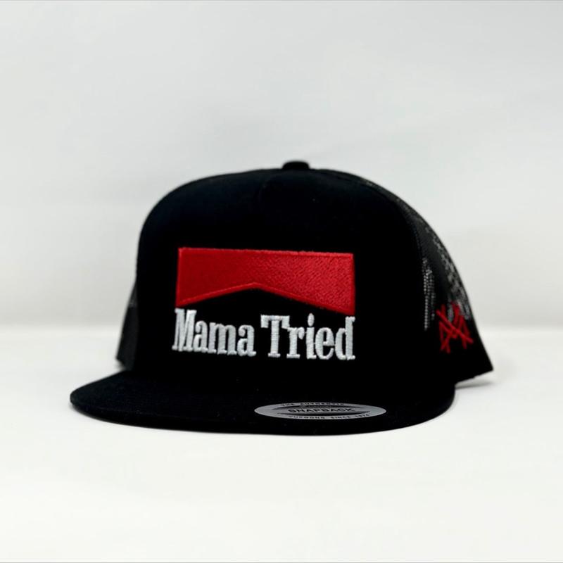 Mama Tried Cowboy Killer Trucker Hat by The Mad Hatter Company