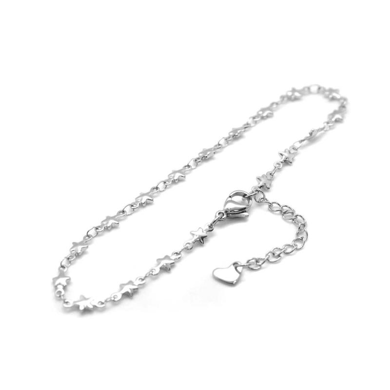 304 Stainless Steel Gold or Silver Color Anklets