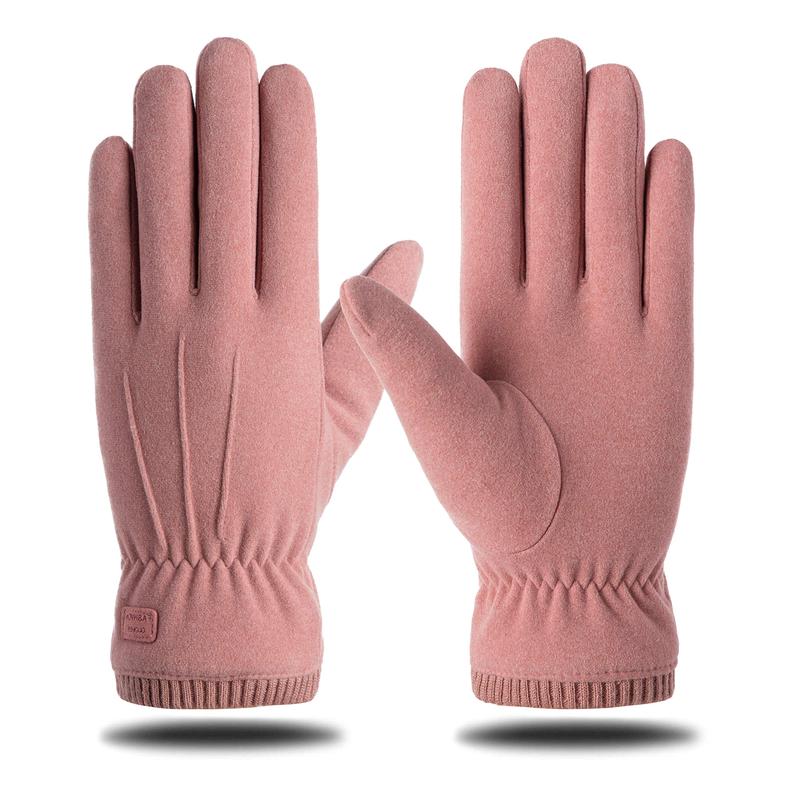 Women Winter Touchscreen Gloves Soft Comfortable Thermal Elastic Stretch Texting Glove for Traveling, Cycling, Running