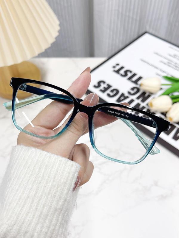 1 Pair Simple Casual Eyeglasses for Everyday Use, Summer Floral Pattern Matching Fashion Eyeglasses, Travel Accessories