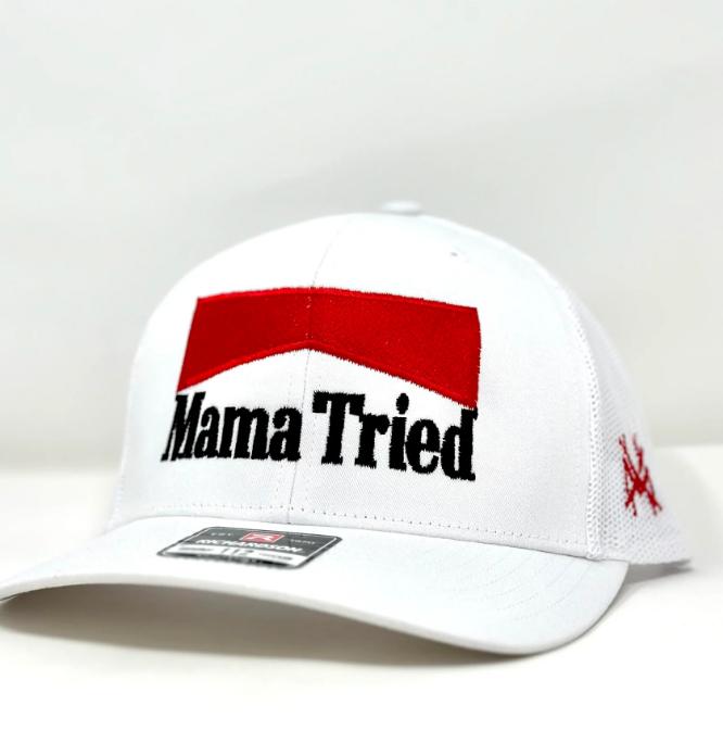 Mama Tried Cowboy Killer Trucker Hat by The Mad Hatter Company