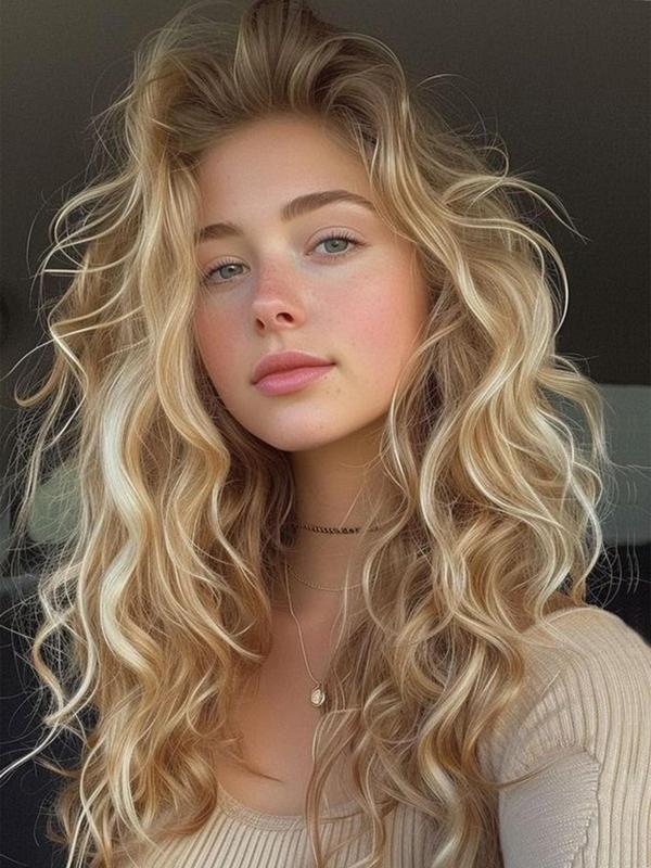 Short Curly Wavy Synthetic Hair Extensions, Clip-in Hair Extensions for Daily & Party Hairstyle Decoration, Striking Natural Fluffy Hairpiece for Women