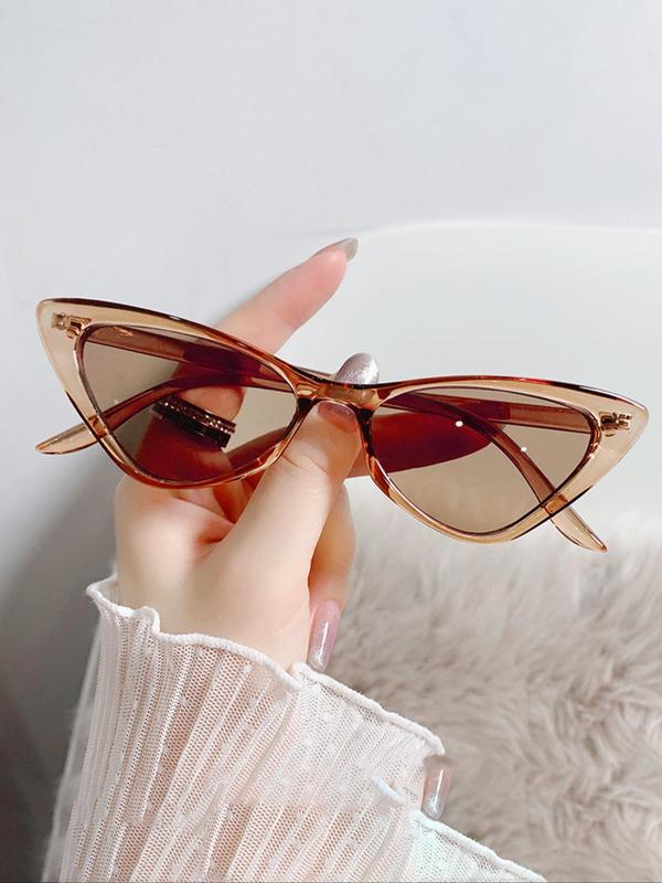 Cat Eye Frame Sunglasses for Women, Summer 2024 Trendy Casual Sunglasses for Everyday Use, Fashion Accessories for Outdoor Activities