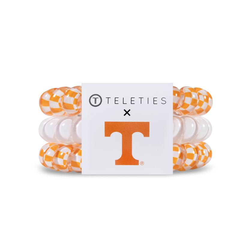 TELETIES - University of Tennessee - Strong Grip - 3 Pack Hair Ties