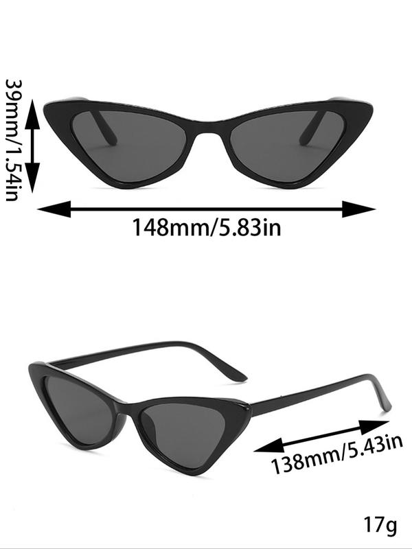 Cat Eye Frame Sunglasses for Women, Summer 2024 Trendy Casual Sunglasses for Everyday Use, Fashion Accessories for Outdoor Activities