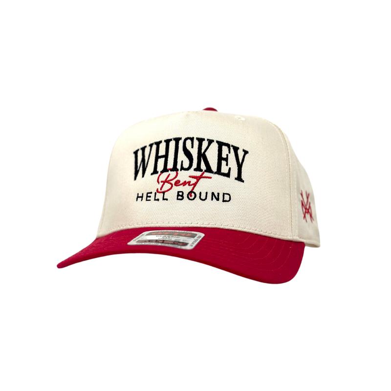 Whiskey Bent Hell Bound Trucker Hat for Men and Women