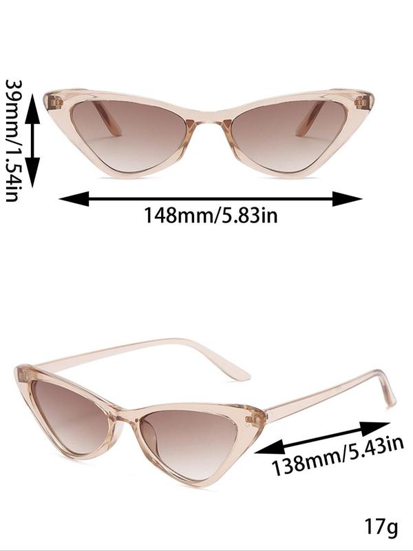 Cat Eye Frame Sunglasses for Women, Summer 2024 Trendy Casual Sunglasses for Everyday Use, Fashion Accessories for Outdoor Activities