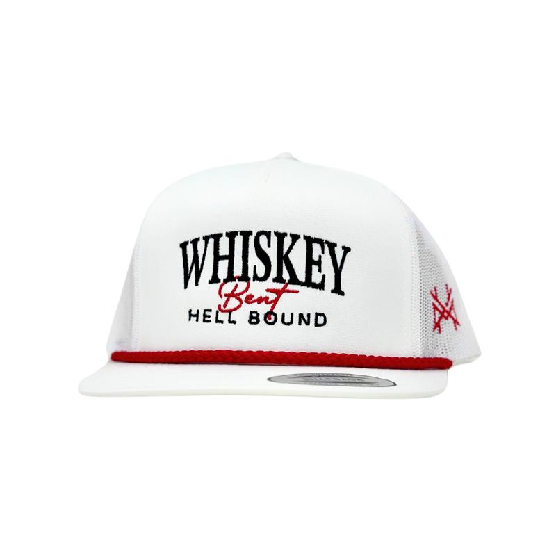 Whiskey Bent Hell Bound Trucker Hat for Men and Women