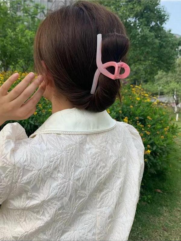 Fashionable Butterfly & Flower & Braided & Hollow Out Design Hair Claws, Casual and Versatile Hair Accessories for Women & Girls, Minimalist Headwear Suitable for Thick Hair