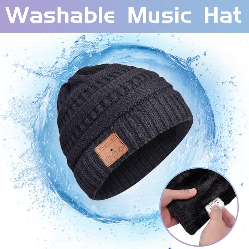 Christmas Gifts for Women Bluetooth Beanie Women - Bluetooth Hat with Bluetooth Headphones Winter Cap Birthday Gift Ideas for Her Wife Mom Women christmas gift ideas Black Friday Deals tiktok shop store