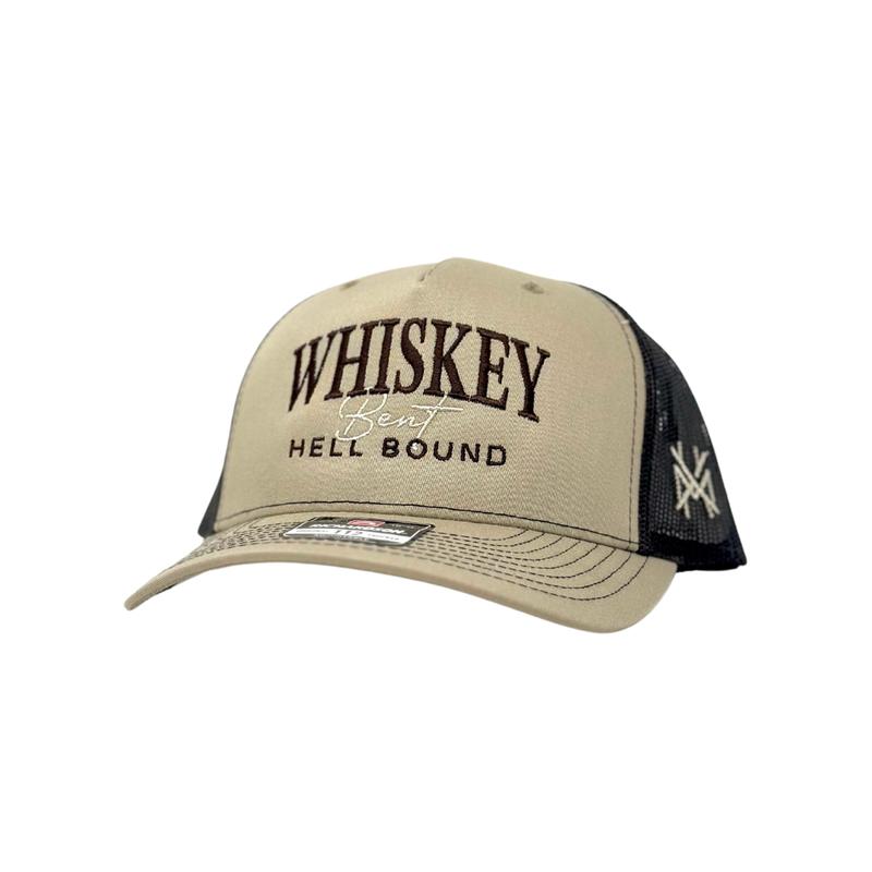 Whiskey Bent Hell Bound Trucker Hat for Men and Women