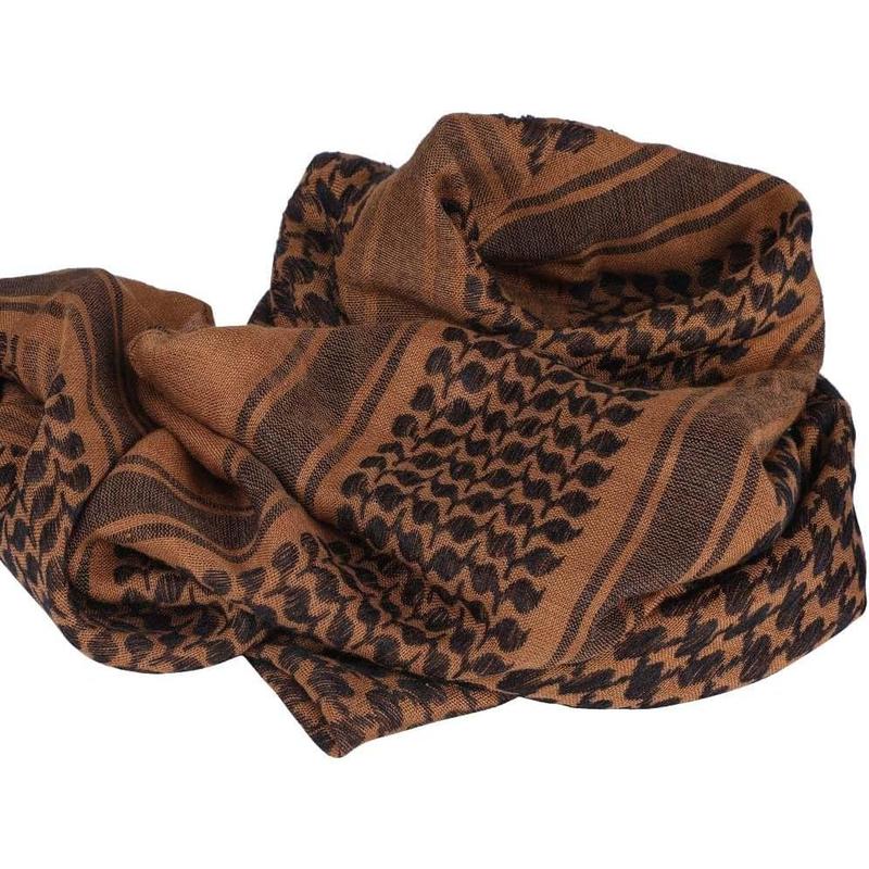 Cotton Scarf Military Shemagh Arab Tactical Desert Keffiyeh Thickened Head Neck Scarf Wrap for Women and Men 43