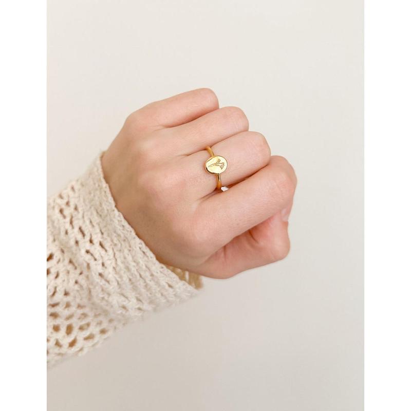 Gold Wildflower Ring