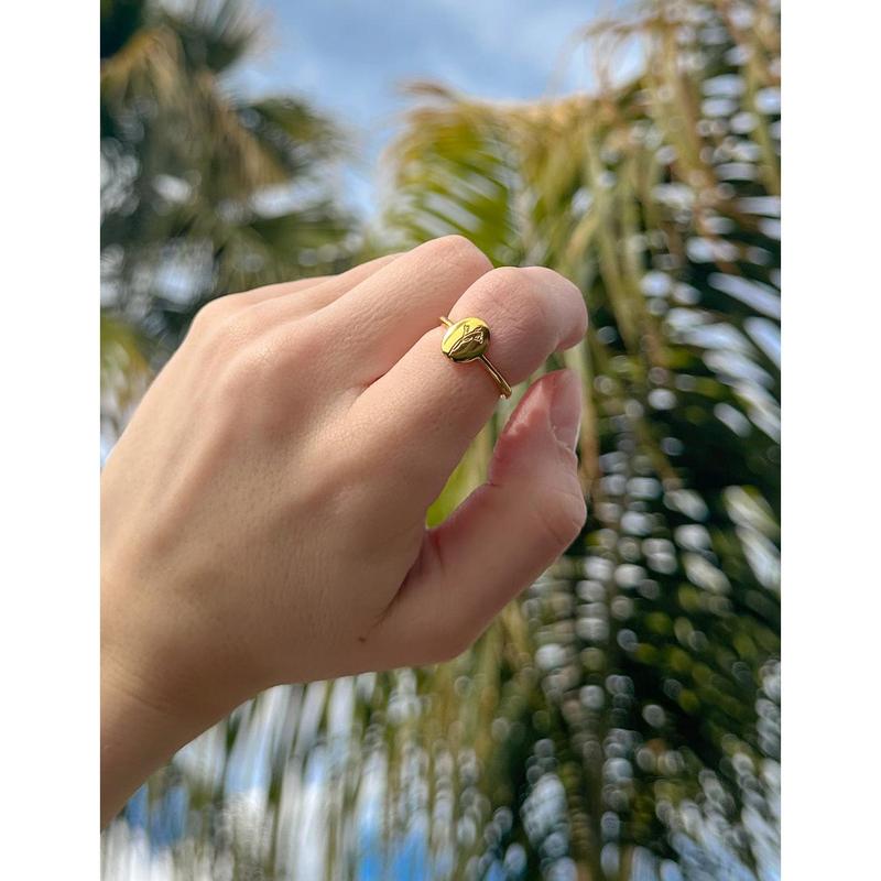 Gold Wildflower Ring