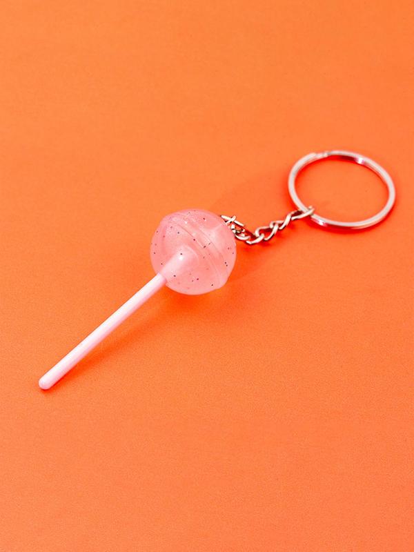 Cute Lollipop Charm Design Keychain, Fashionable Keychain for Women & Girls, Trendy All-match & Exquisite Keychain for Birthday Gift