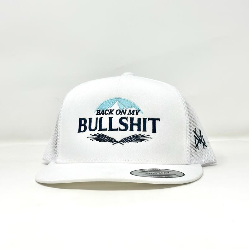 Back on my Bullshit Mountains Trucker Hat