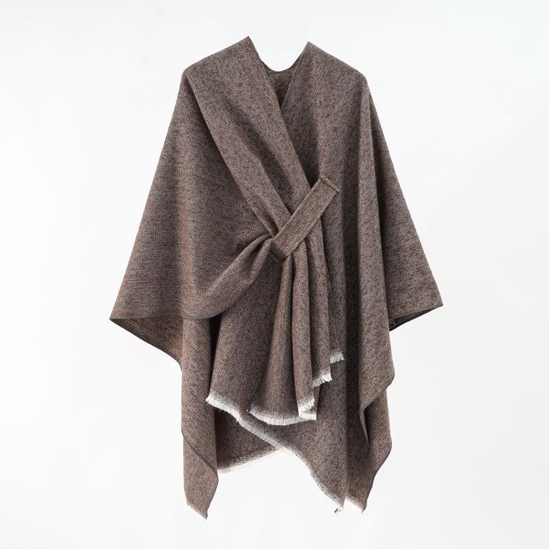 Donors Women's Shawl Wraps OpenFront Poncho Cape OversizedSweaters Casual Cardigan Shawls forFall Winter