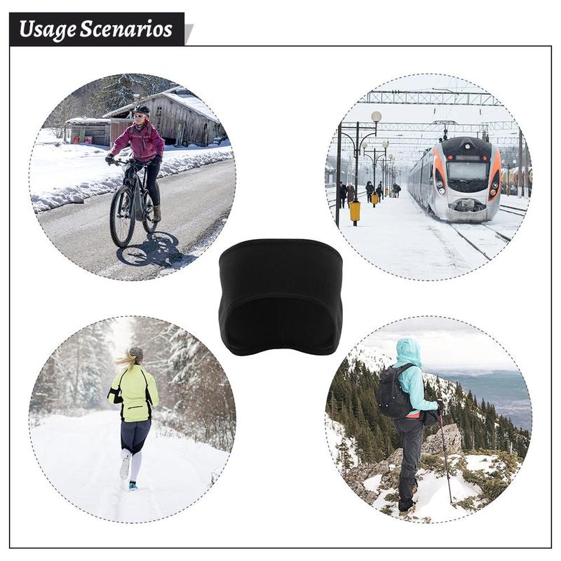 Solid Color Ear-warming Headband, Elastic Warm Sports Head Band, Outdoor Cycling Skiing Windproof Cold-resistant Headband