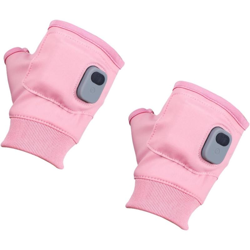 Portable Heating Gloves with Digital Display, 1 Box Rechargeable Hand Warmer, Heated Gloves with 3 Temperature Modes for Home Use