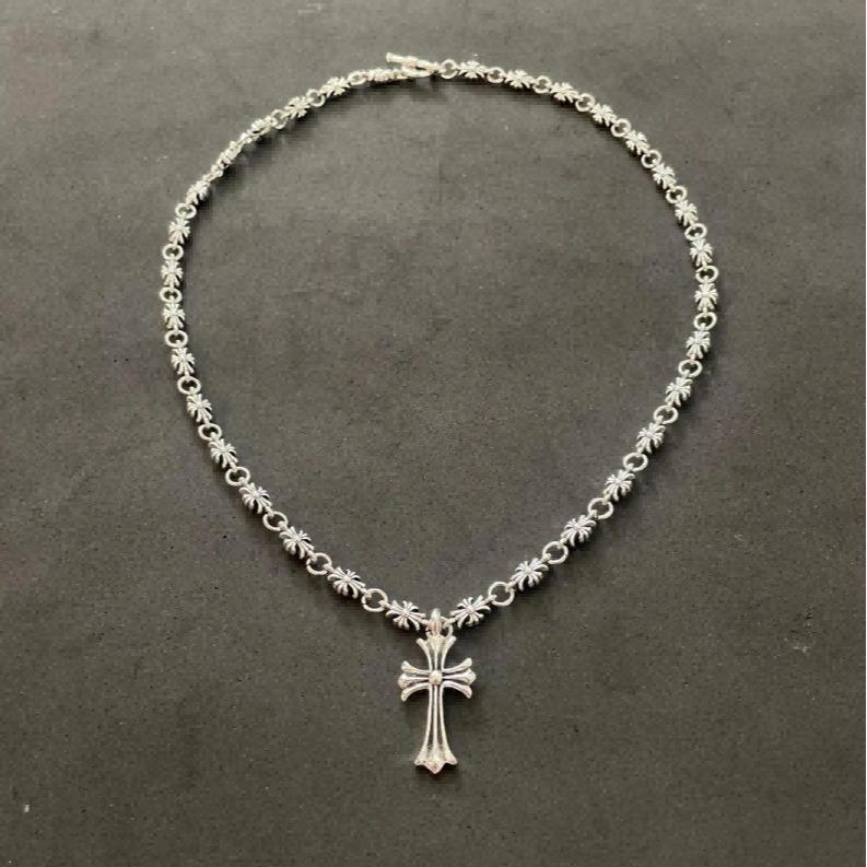 CROSS NECKLACE UNISEX CH STYLE - SIZE 22