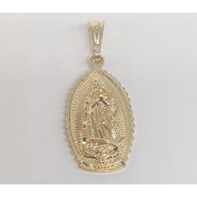 Plated Virgin Mary Pendant