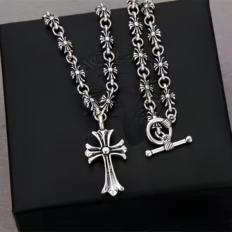 CROSS NECKLACE UNISEX CH STYLE - SIZE 22