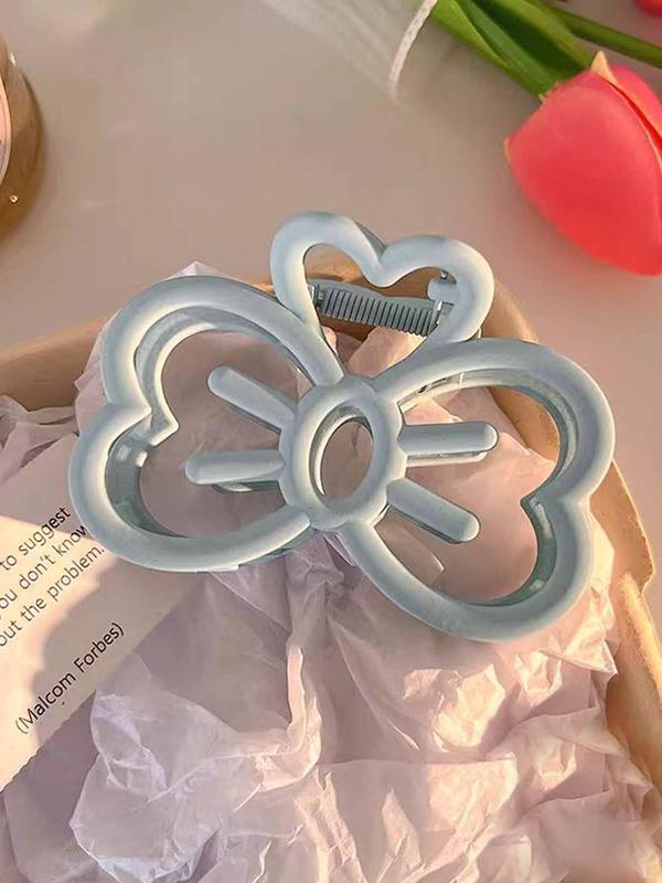 Cute Hollow out Bow Design Hair Claw, Fashion All-match Hair Accessories for Women, Cute Lovely Hairwear for Day Outfit & Daily Use, Fall Outfits, Earthtone Fall Freshness