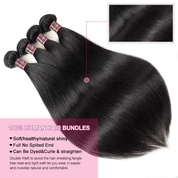 Straight Body Wave Hair Bundles Raw Hair Bundles 1 3 4 Bundles Deal 100% Human Hair Weave bundles 100g pc