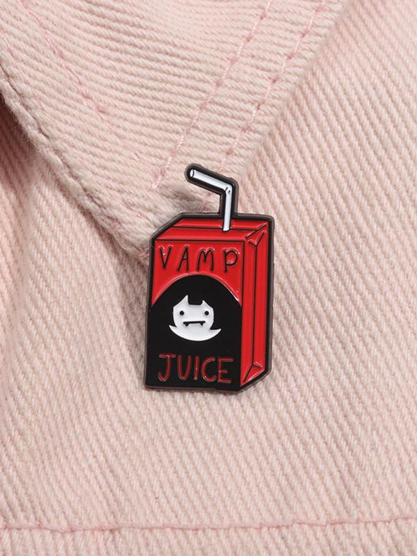 Cartoon Cat & Milk Bottle Design Brooch, Creative Alloy Badge, Clothes Accessories for Men & Women, Enamel Pin Suitable for Backpacks, Jeans, Scarves, Hats Decoration