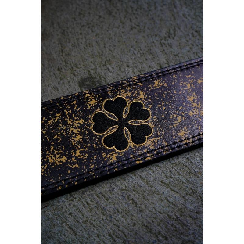 Clover Embroidered Lever Belt