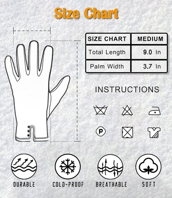 [blackfriday sale] Womens Winter Warm Gloves with Sensitive Touch Screen Texting Fingers, Fleece Lined Windproof Gloves