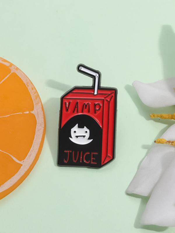 Cartoon Cat & Milk Bottle Design Brooch, Creative Alloy Badge, Clothes Accessories for Men & Women, Enamel Pin Suitable for Backpacks, Jeans, Scarves, Hats Decoration