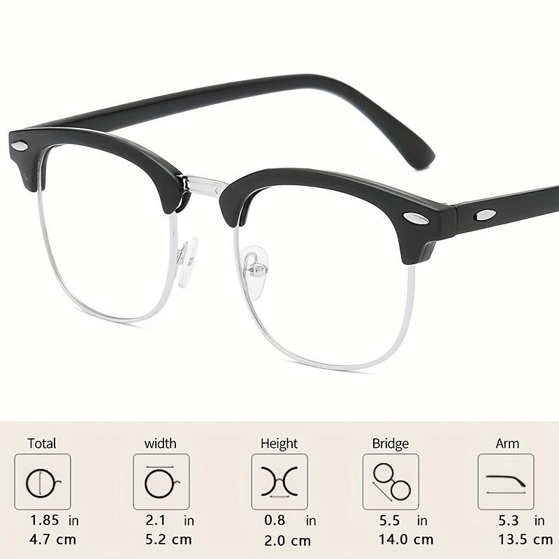 Classic Square Clear Lens Glasses Fashion Computer Gaming TV Phones Glasses For Women Men Relieve Eye Fatigue bluelight glass