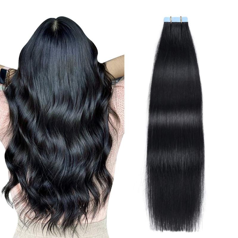 SUYYA Tape in Hair Extensions Human Hair natural straight