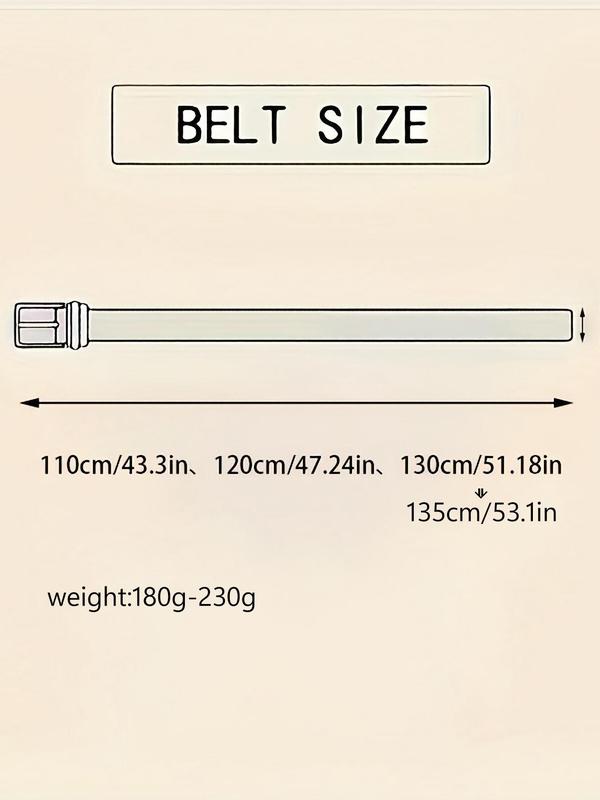 Men's Business Fashion Automatic Buckle Belt, Minimalist Casual Plain Color Pu Leather Belt, Comfortable Belt for Business and Casual Wearing