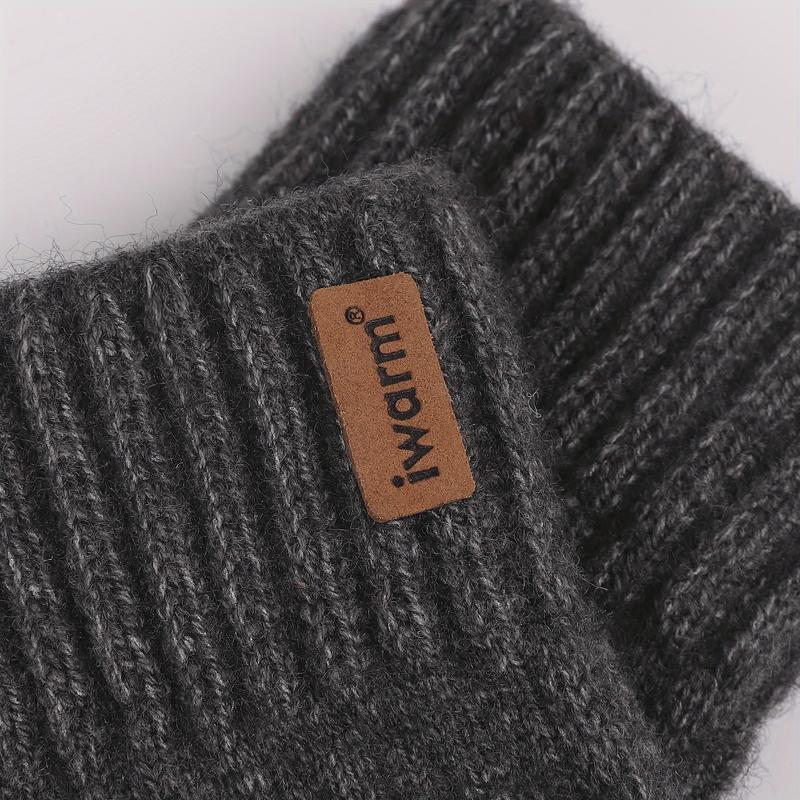 Unisex Alpaca Wool Touchscreen Gloves: Warm Winter Gloves for Cycling, Office, Travel, and Holidays