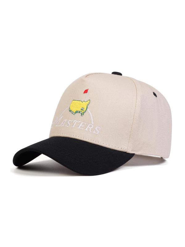 Letter Embroidered Baseball Cap, Casual Outdoor Sports Hat for Men & Women, Adjustable Sun Protection Hat for Daily Wear, for Students Outdoor Sports