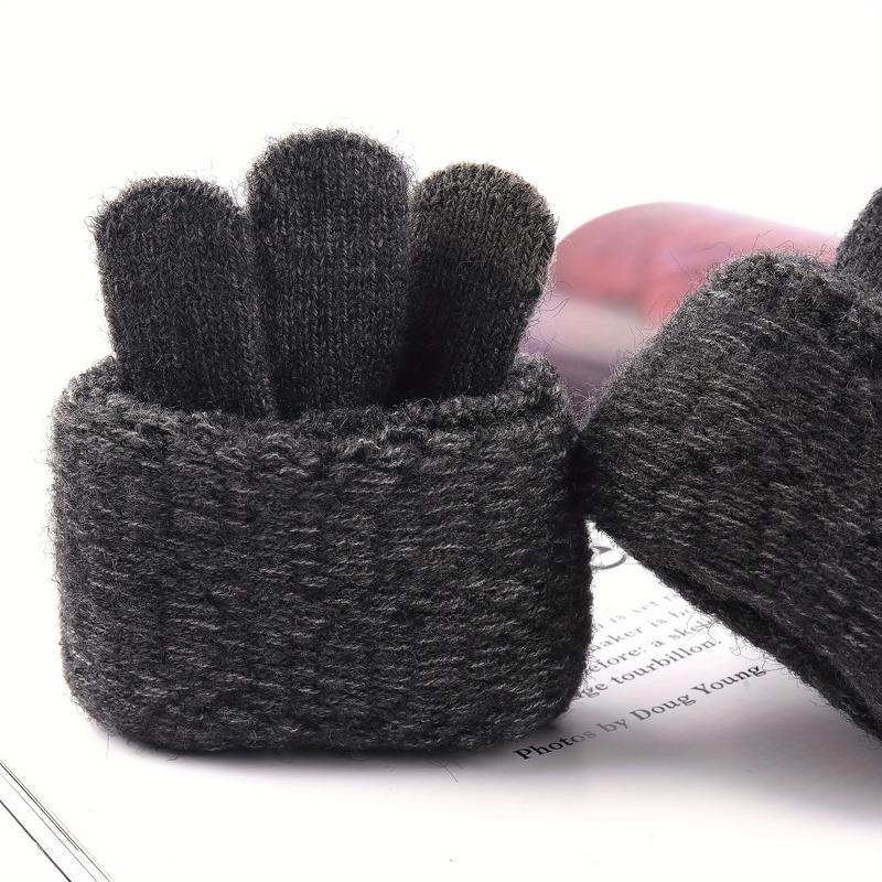 Unisex Alpaca Wool Touchscreen Gloves: Warm Winter Gloves for Cycling, Office, Travel, and Holidays