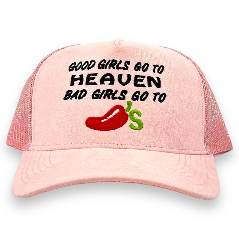 GOOD GIRLS GO TO HEAVEN HAT CUSTOM EMBROIDERY