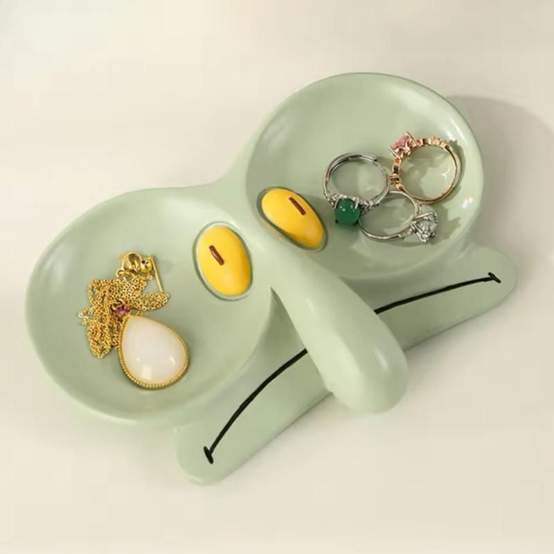 Squidward Accessories Jewelry Glasses Dish - Perfect for any Squidward fan 22 gauge daily birthday