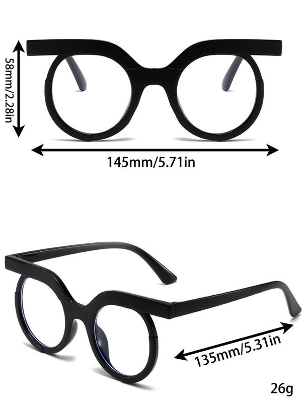 Fashion Owl Shapes Frame Glasses for Women, Fashion Personality Clear Lens Eyewear, Trendy All-match & Exquisite Glasses for Daily Wear